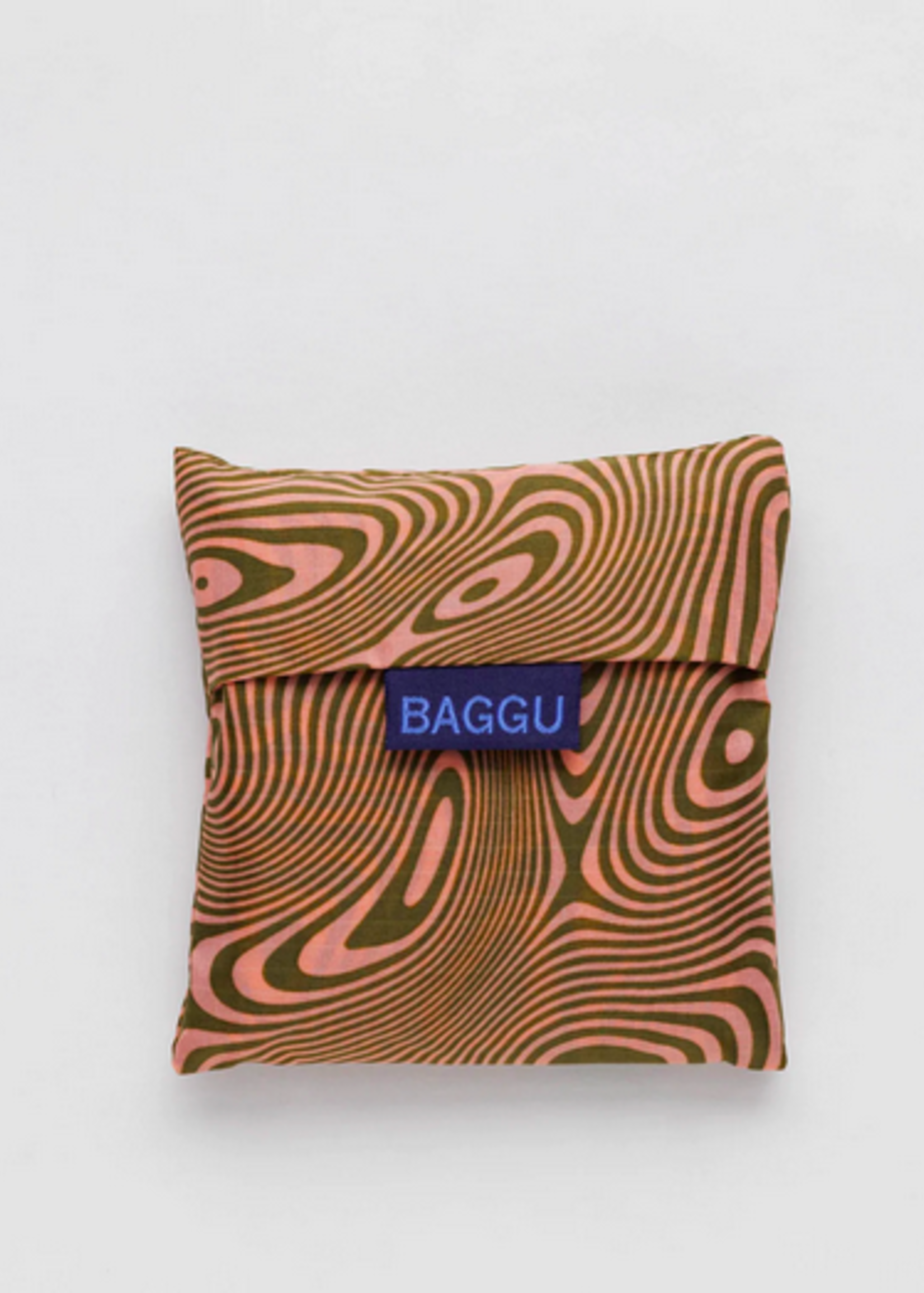 Baggu Standard reusable bag trippy swirl salmon