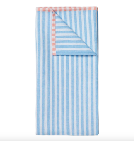 broste copenhagen TEA TOWEL 'LAMEL' COTTON SERENITY BLUE (set of 2 )