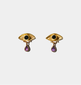 beatriz jardinha Megas Amethyst earrings gold beatriz jardinha Megas Amethyst earrings gold