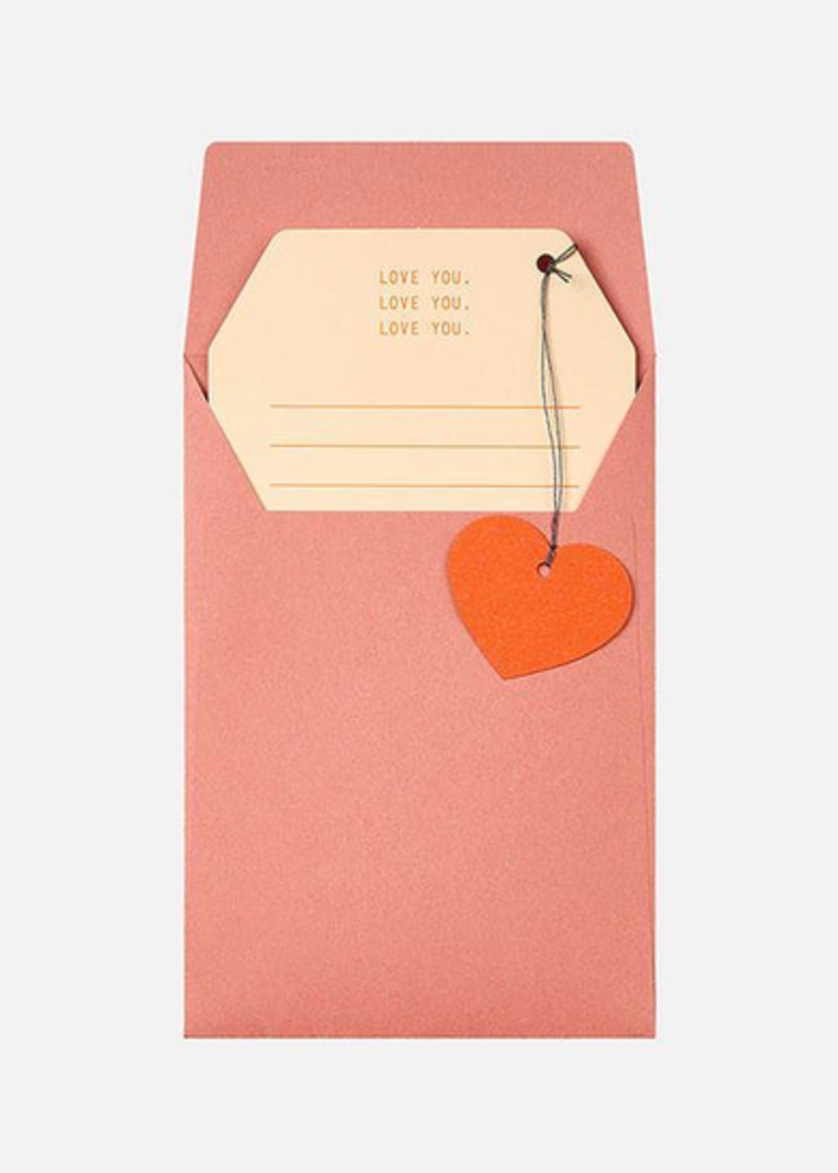 MUY message card - LOVE YOU