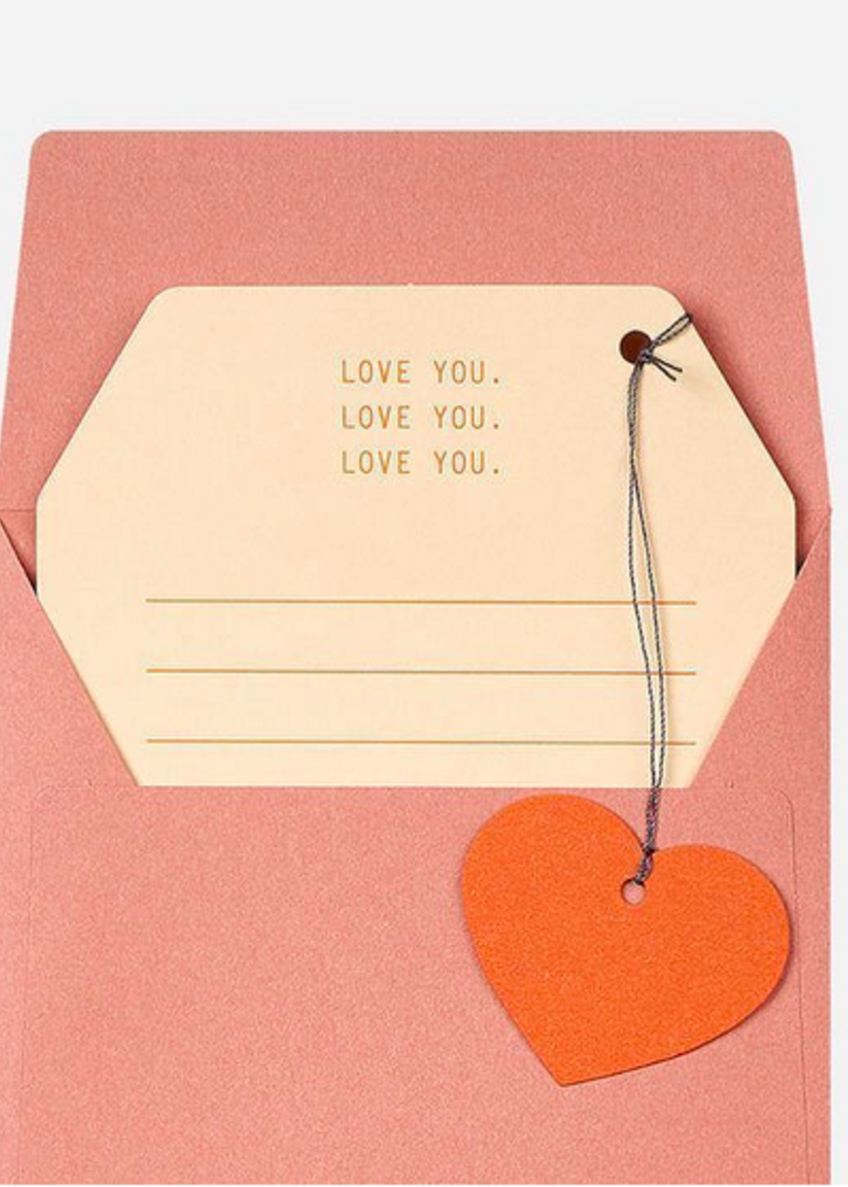 MUY message card - LOVE YOU