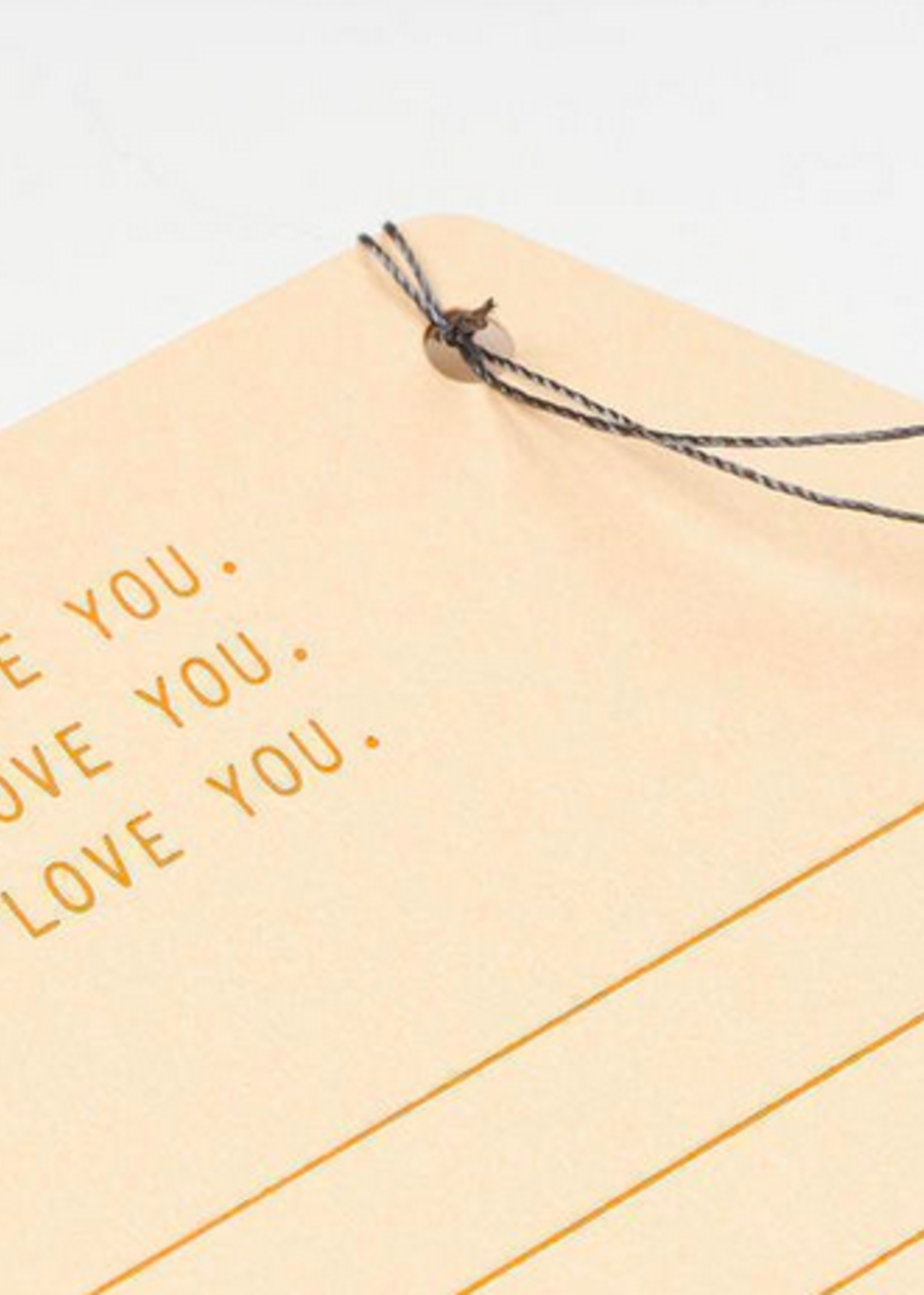 MUY message card - LOVE YOU