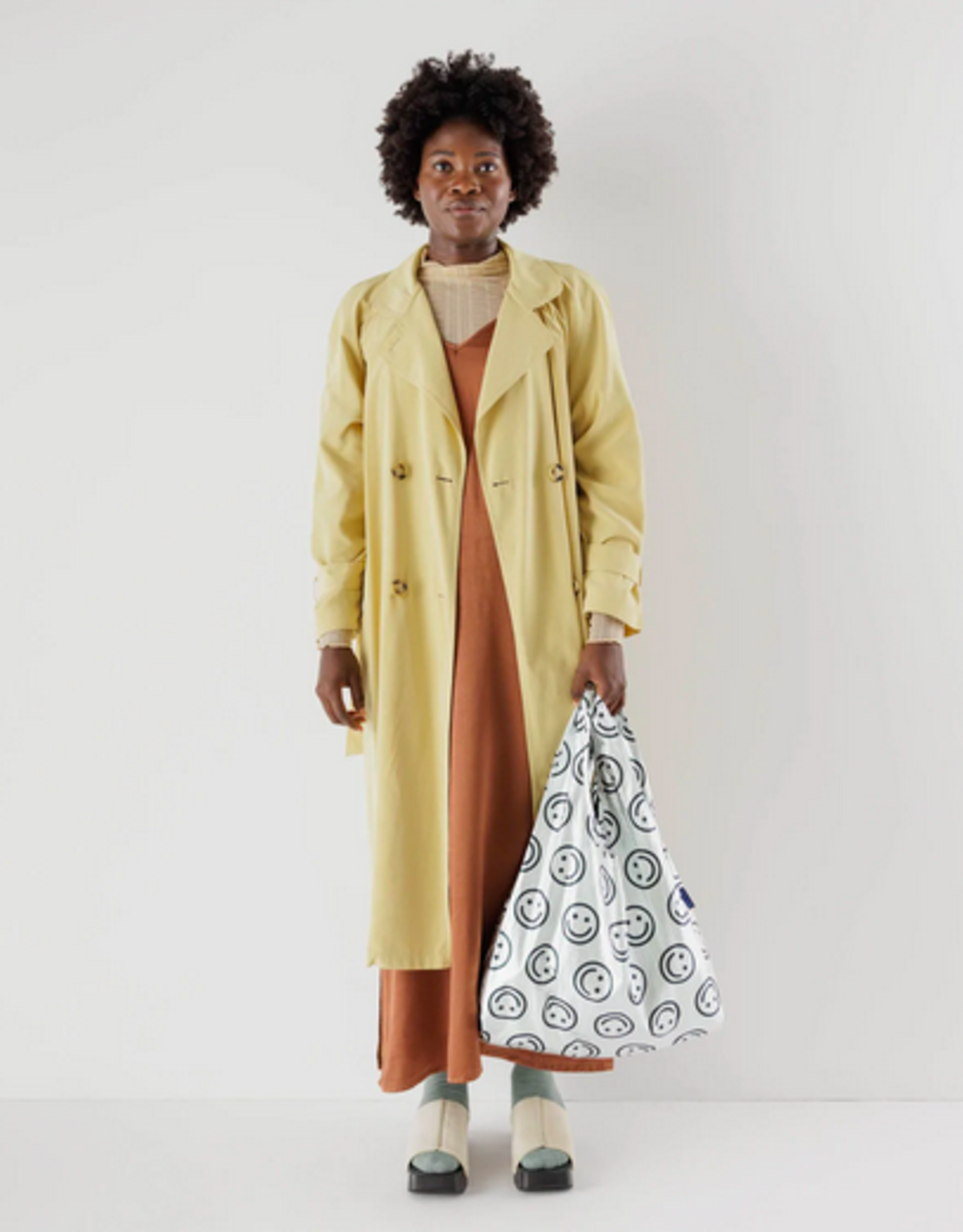 Baggu Standard reusable bag metallic happy