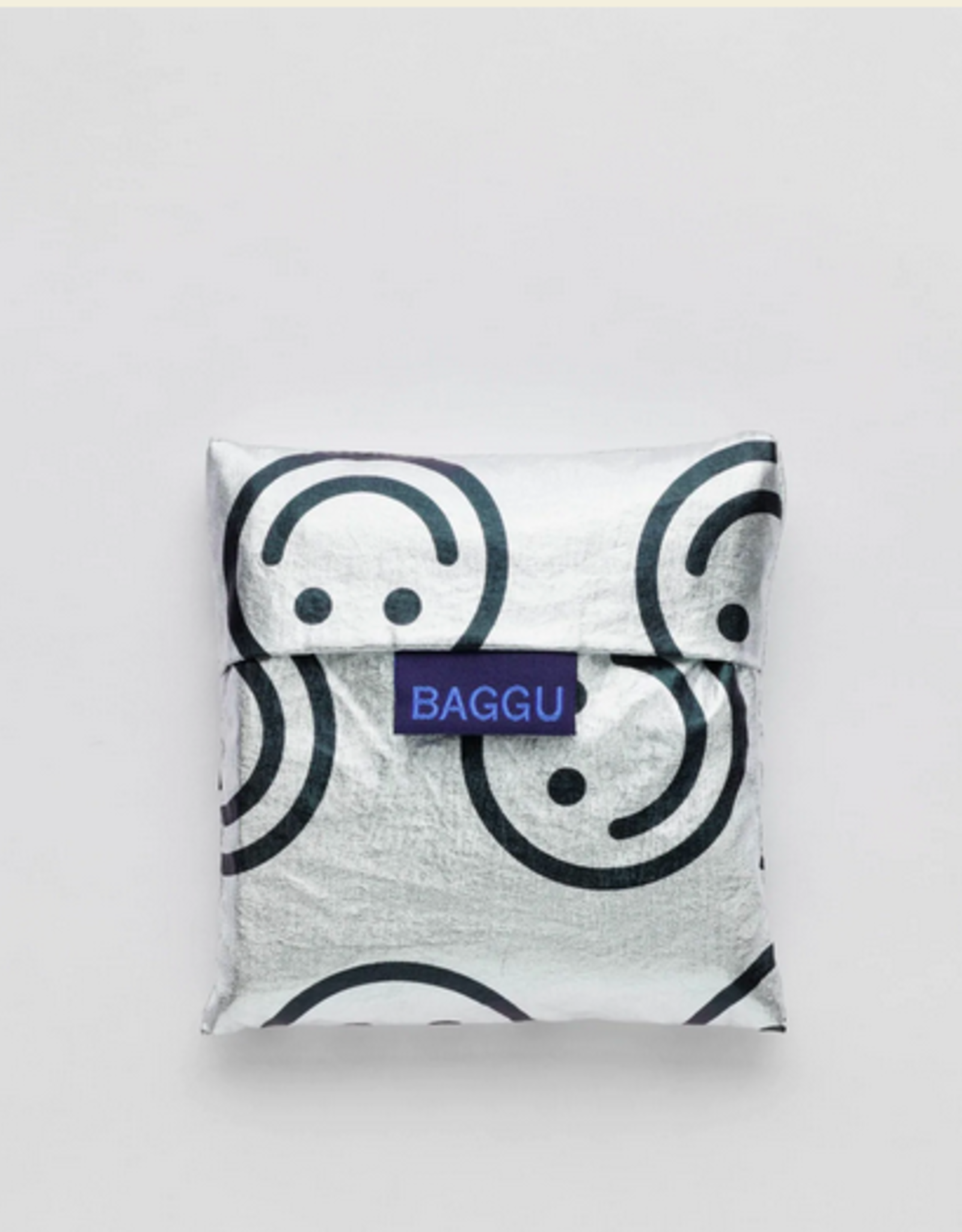 Baggu Standard reusable bag metallic happy