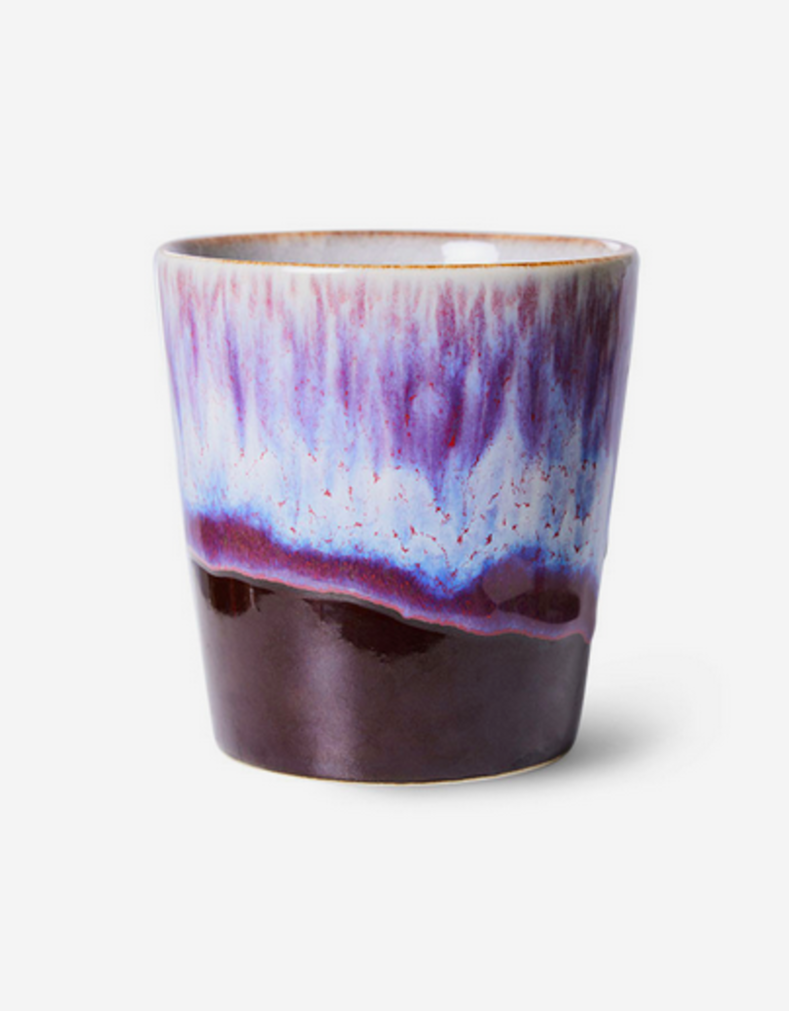 HK Living 70s ceramics coffee mug purple rain
