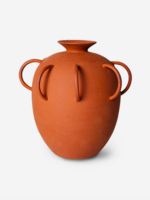 HK Living Terracotta vase with handles