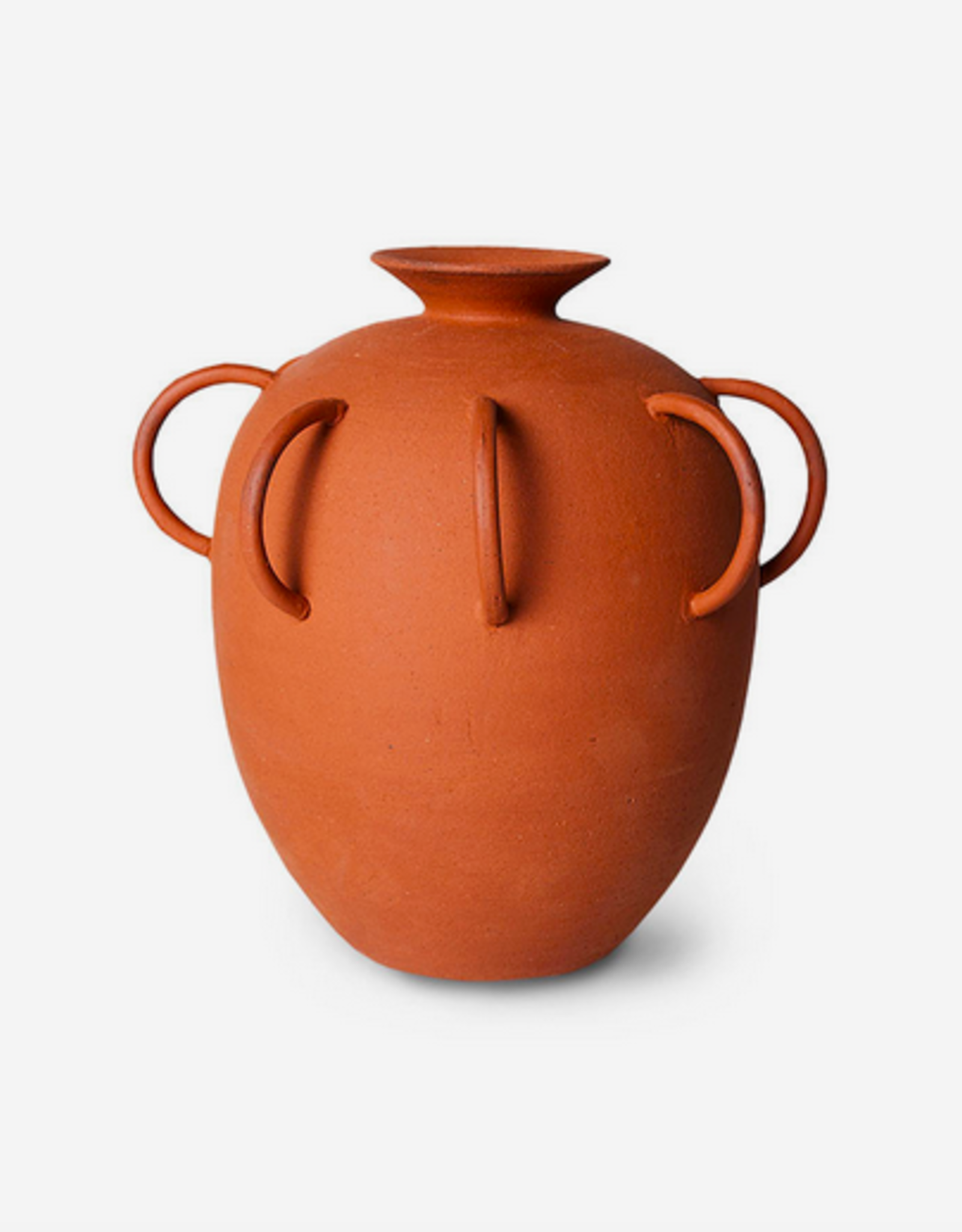 HK Living Terracotta vase with handles