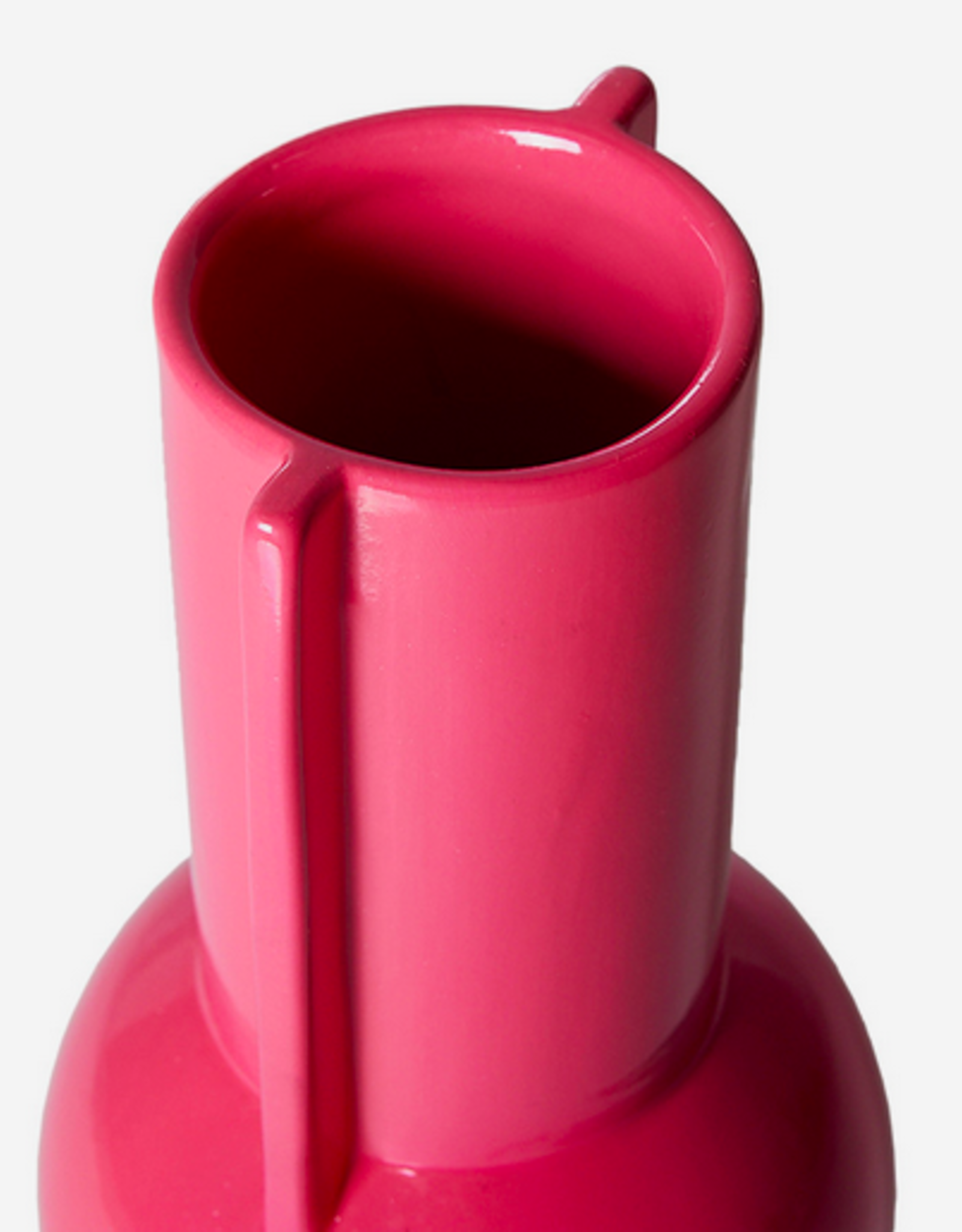 HK Living Ceramic vase hot pink