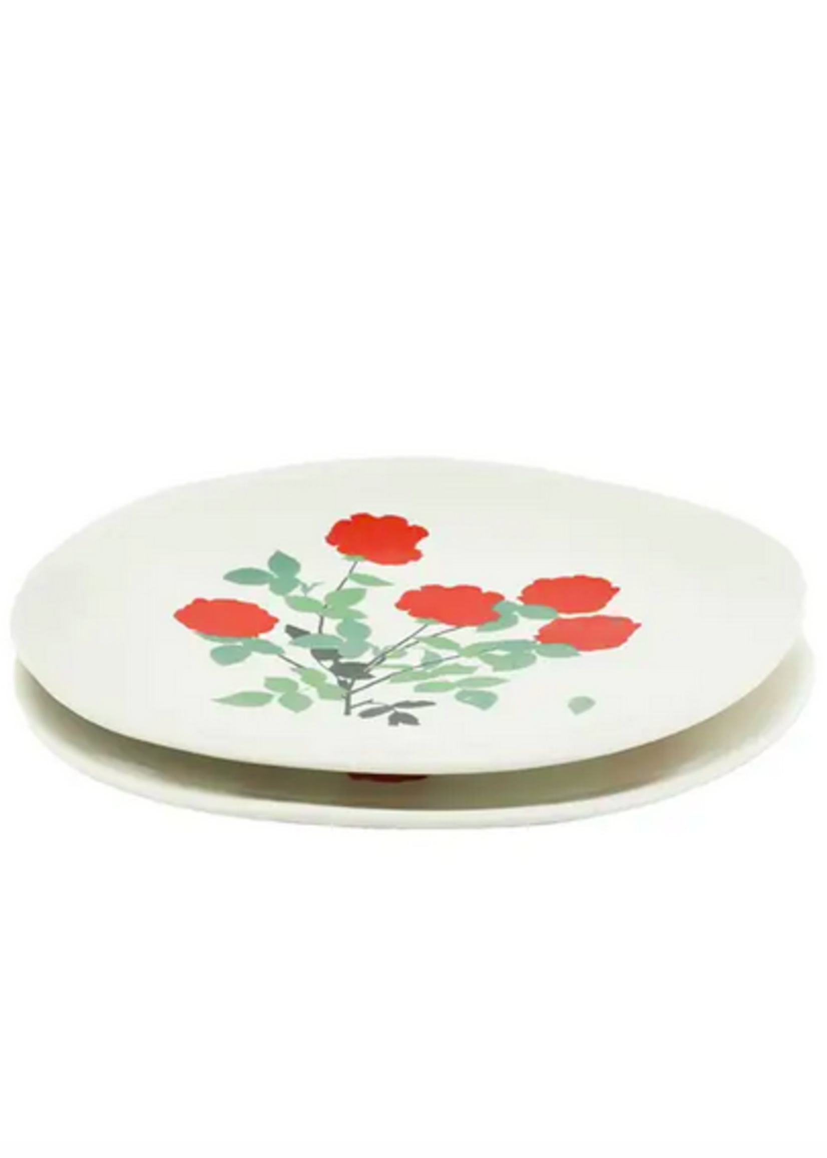 Bernadette OK Bernadette Side plate red bouquet ivory