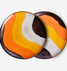 HK Living 70s ceramics: dinner plates retro wave (set of 2) HK Living 70s ceramics: dinner plates retro wave (set of 2)