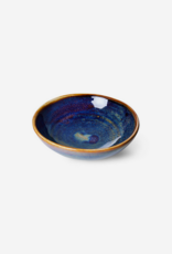 HK Living Chef ceramics: small dish, rustic blue