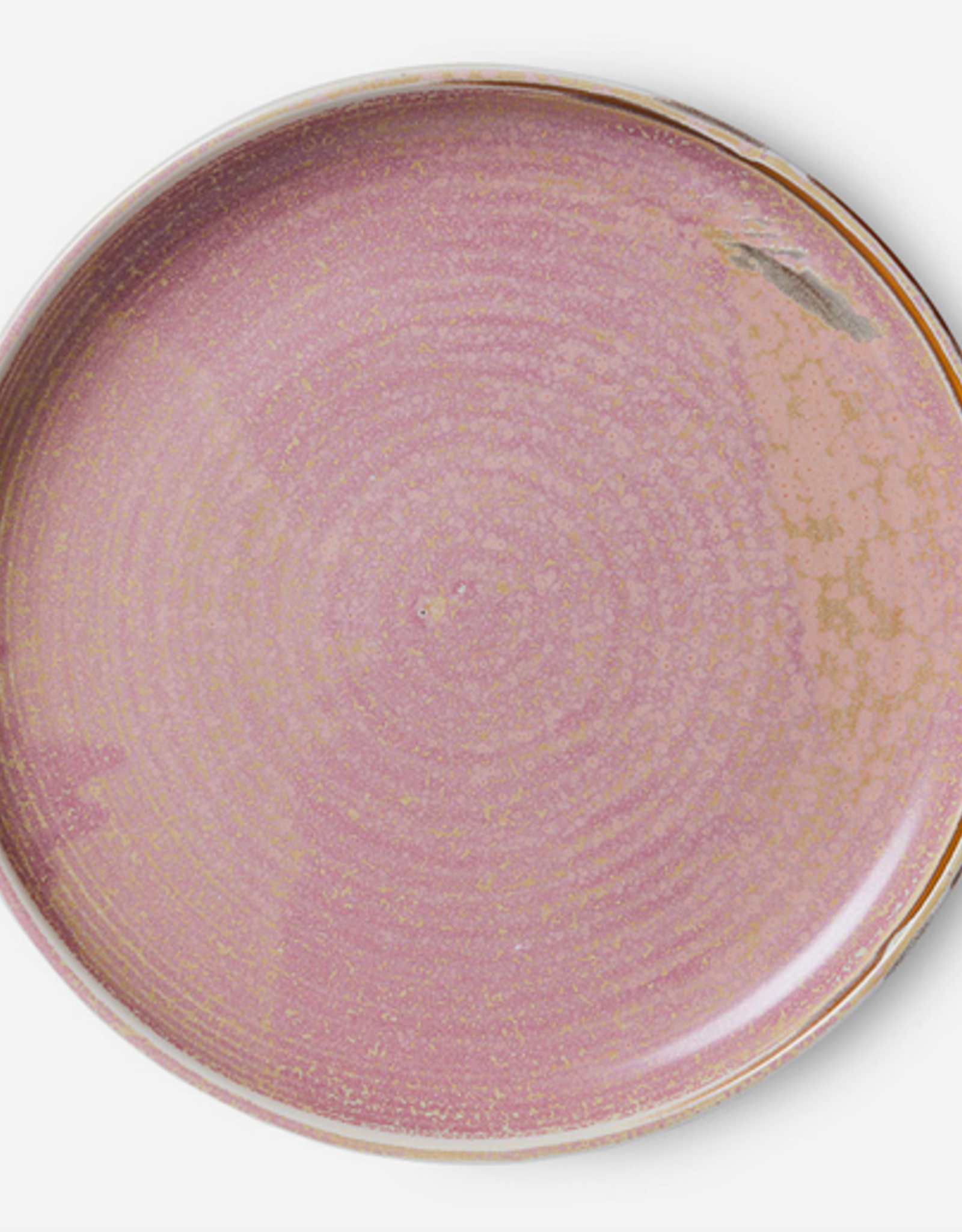 HK Living Chef ceramics: dinner plate, rustic pink