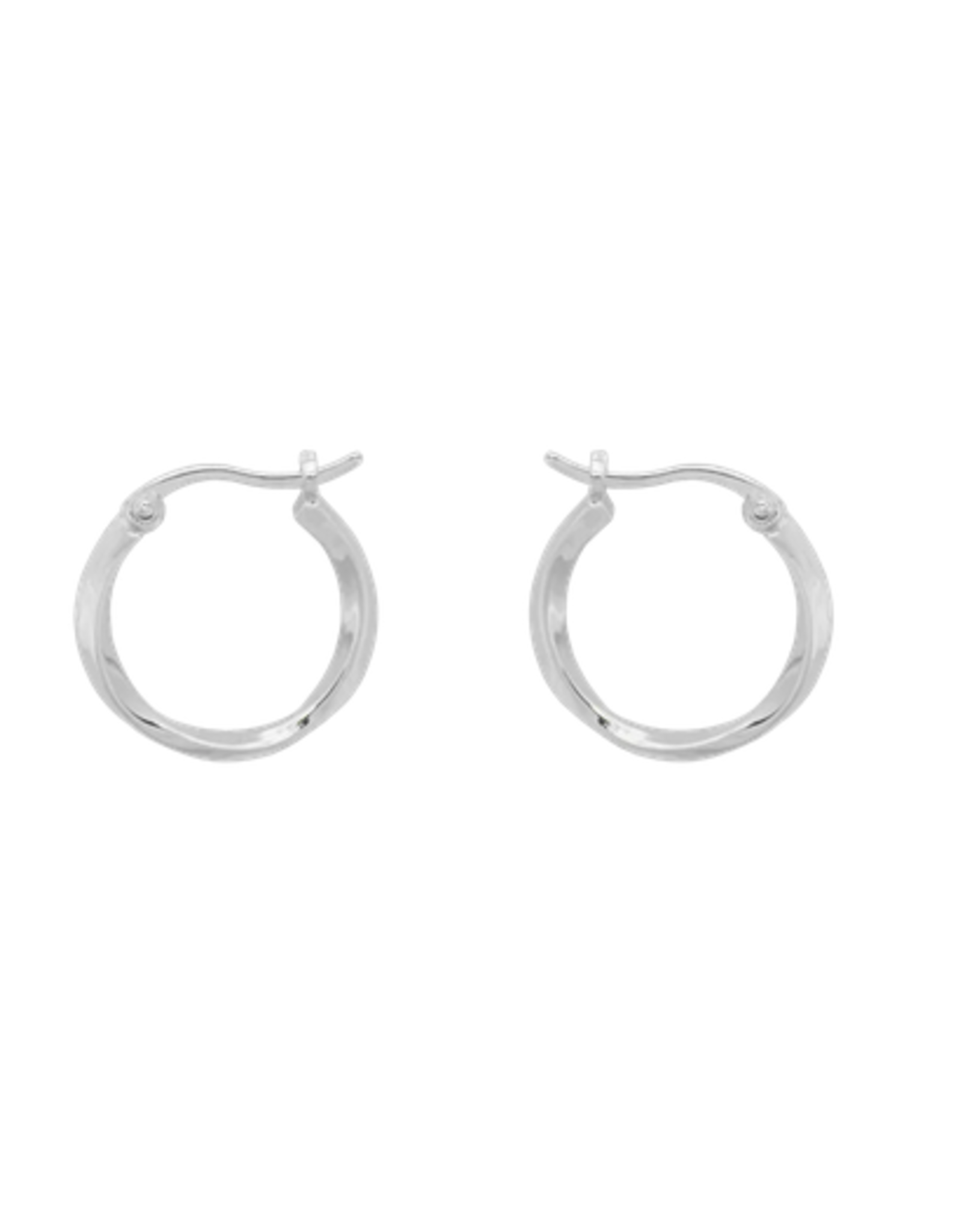 Anna + Nina Dazzling Ring Earrings Silver