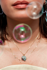 Anna + Nina Chandelier Necklace Silver