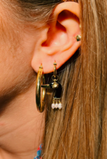Anna + Nina Classique Hoop Earrings Gold Plated