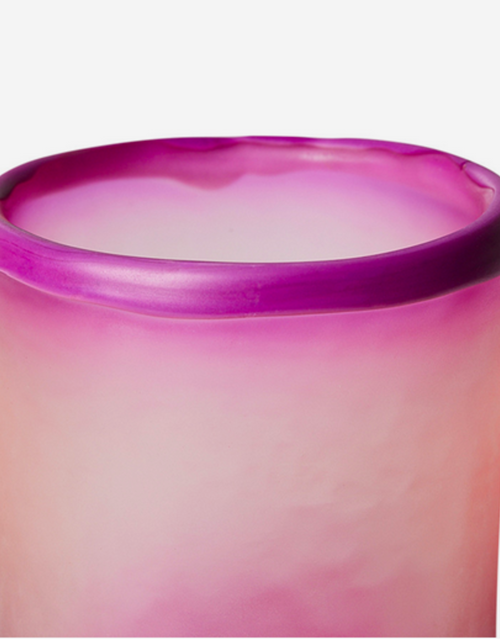 HK Living Glass tea light holder purple