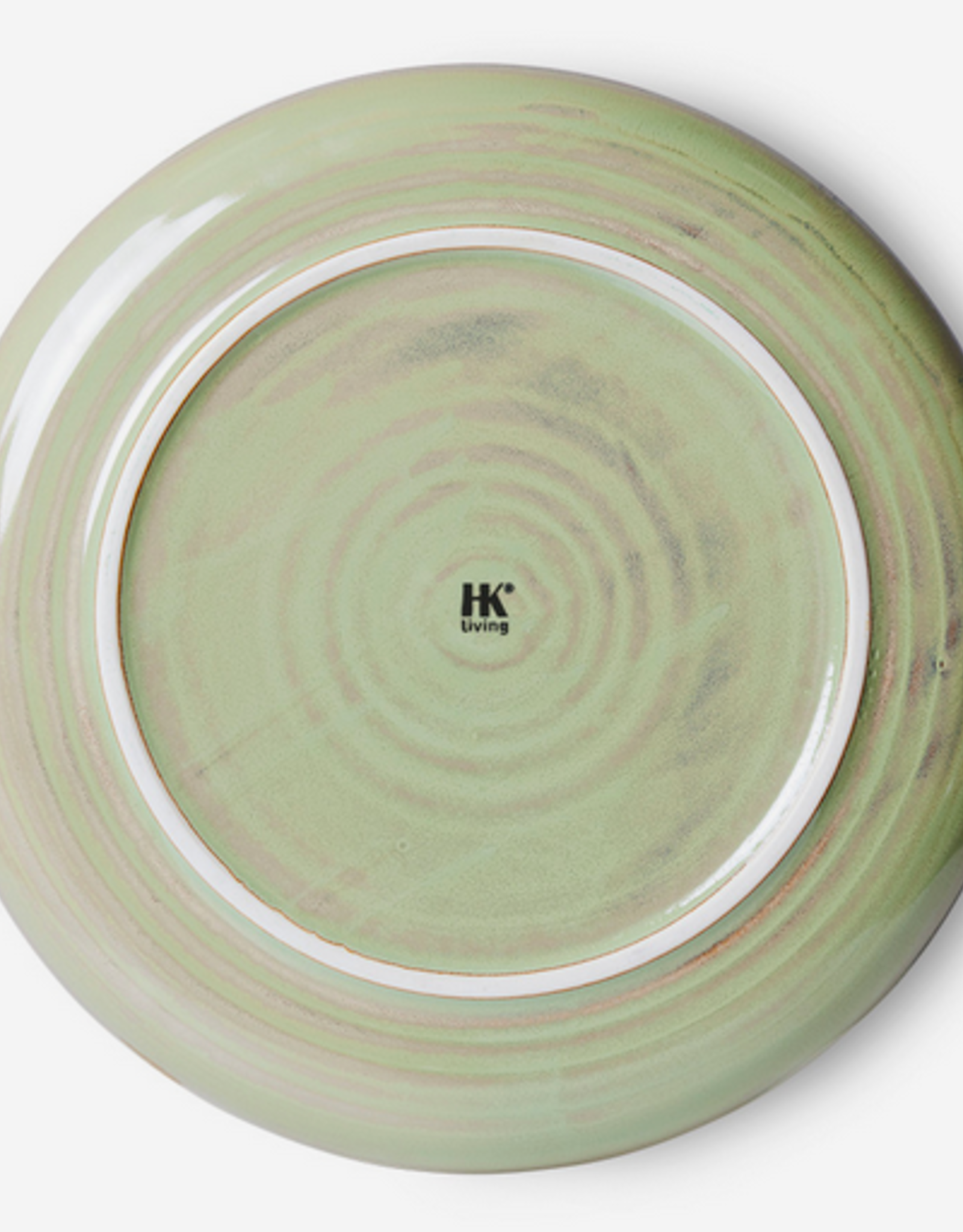 HK Living Chef ceramics: dinner plate, moss green