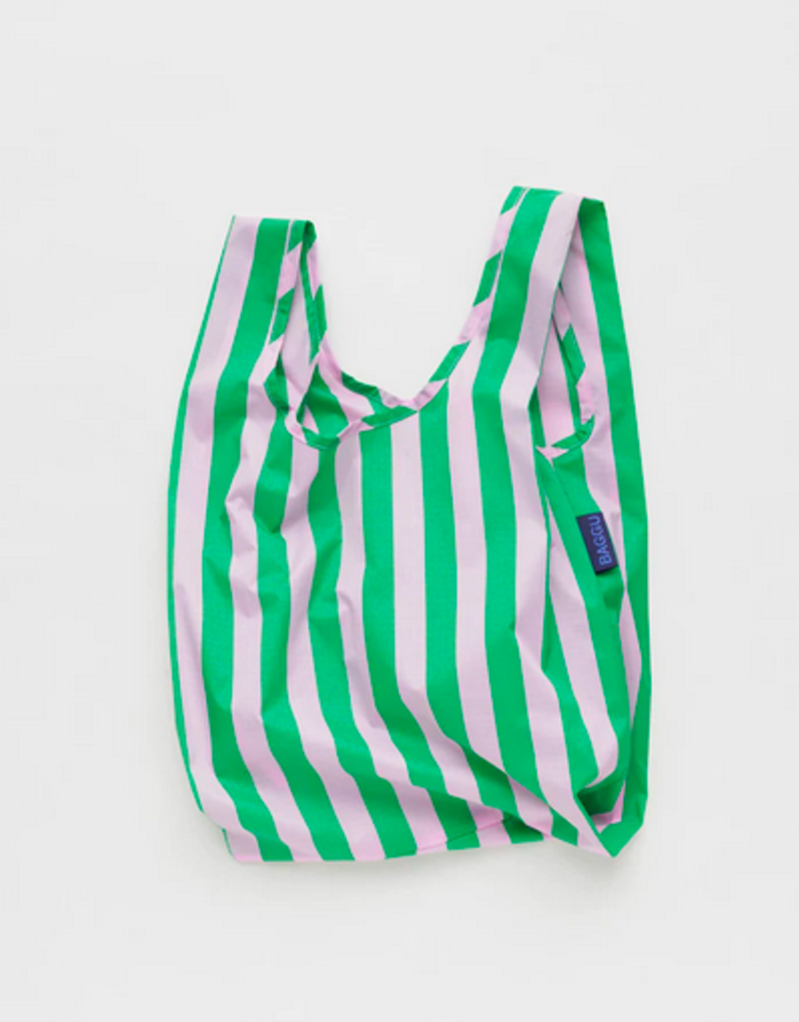 Baggu Baby Reusable bag - Pink Green Awning Stripe