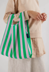 Baggu Baby Reusable bag - Pink Green Awning Stripe Baggu Baby Reusable bag - Pink Green Awning Stripe