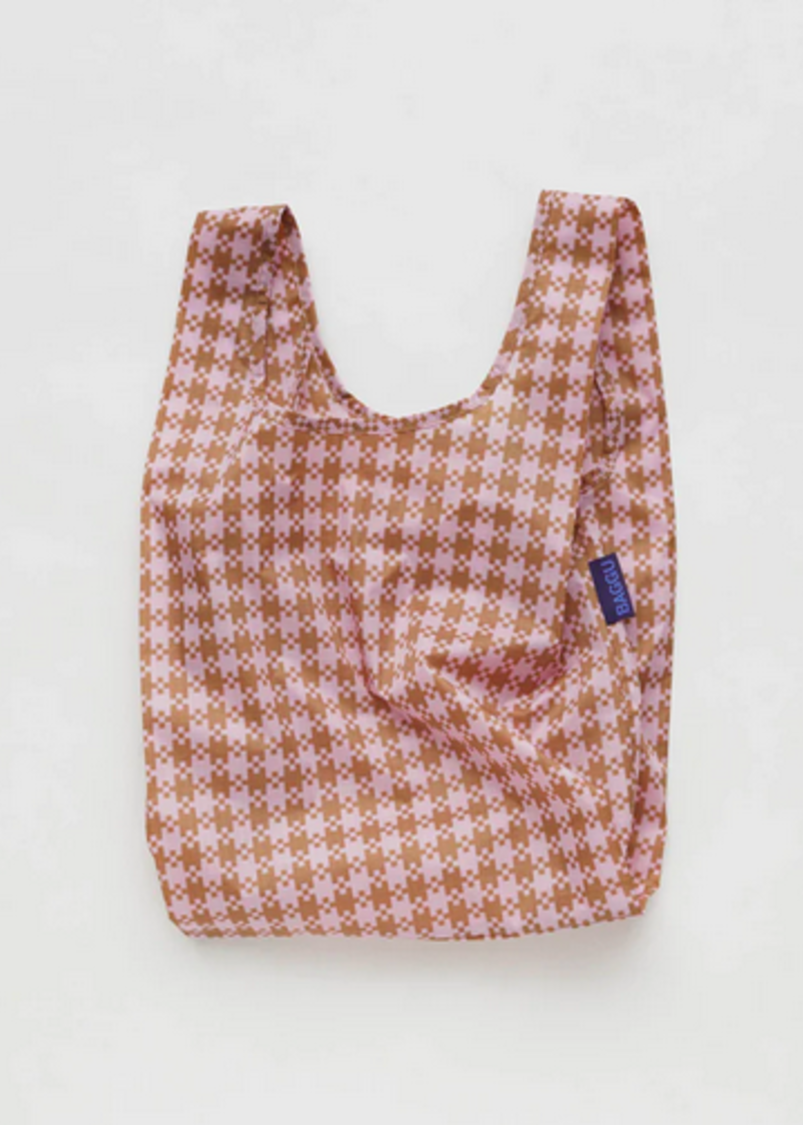 Baggu Baby Reusable Bag - Rose Pixel Gingham