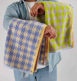 Baggu Hand Towel Set of 2 - Pastel Pixel Gingham Baggu Hand Towel Set of 2 - Pastel Pixel Gingham
