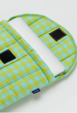 Baggu Puffy Laptop Sleeve 13"/14" - Mint Pixel Gingham Baggu Puffy Laptop Sleeve 13"/14" - Mint Pixel Gingham