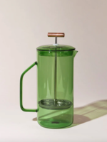 YIELD 850 mL Glass French Press Green