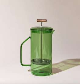 YIELD 850 mL Glass French Press Green YIELD 850 mL Glass French Press Green