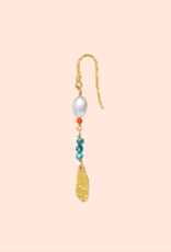 Maanesten Thea single earring goldplated