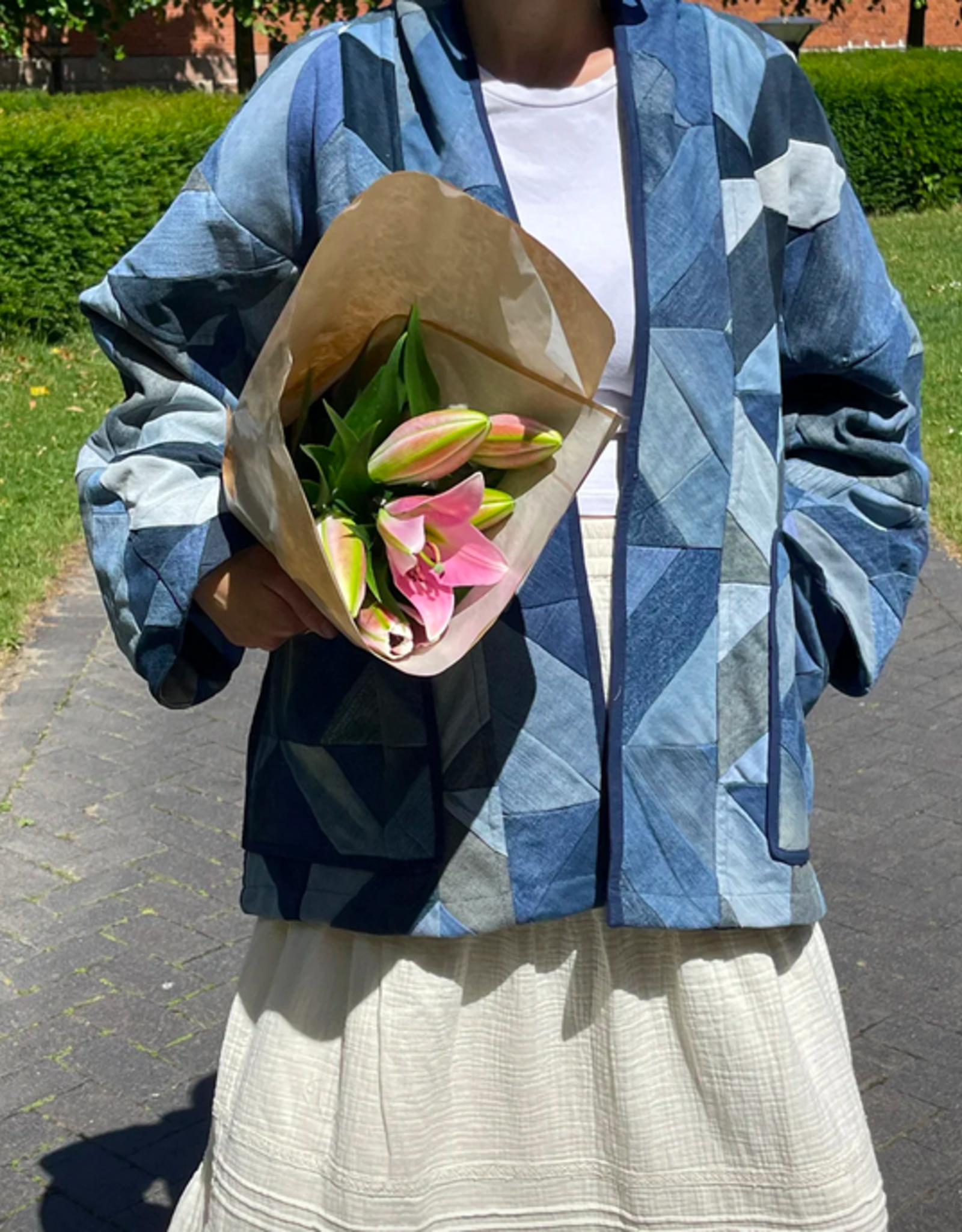 Sissel Edelbo Elliot Patchwork leftover denim jacket