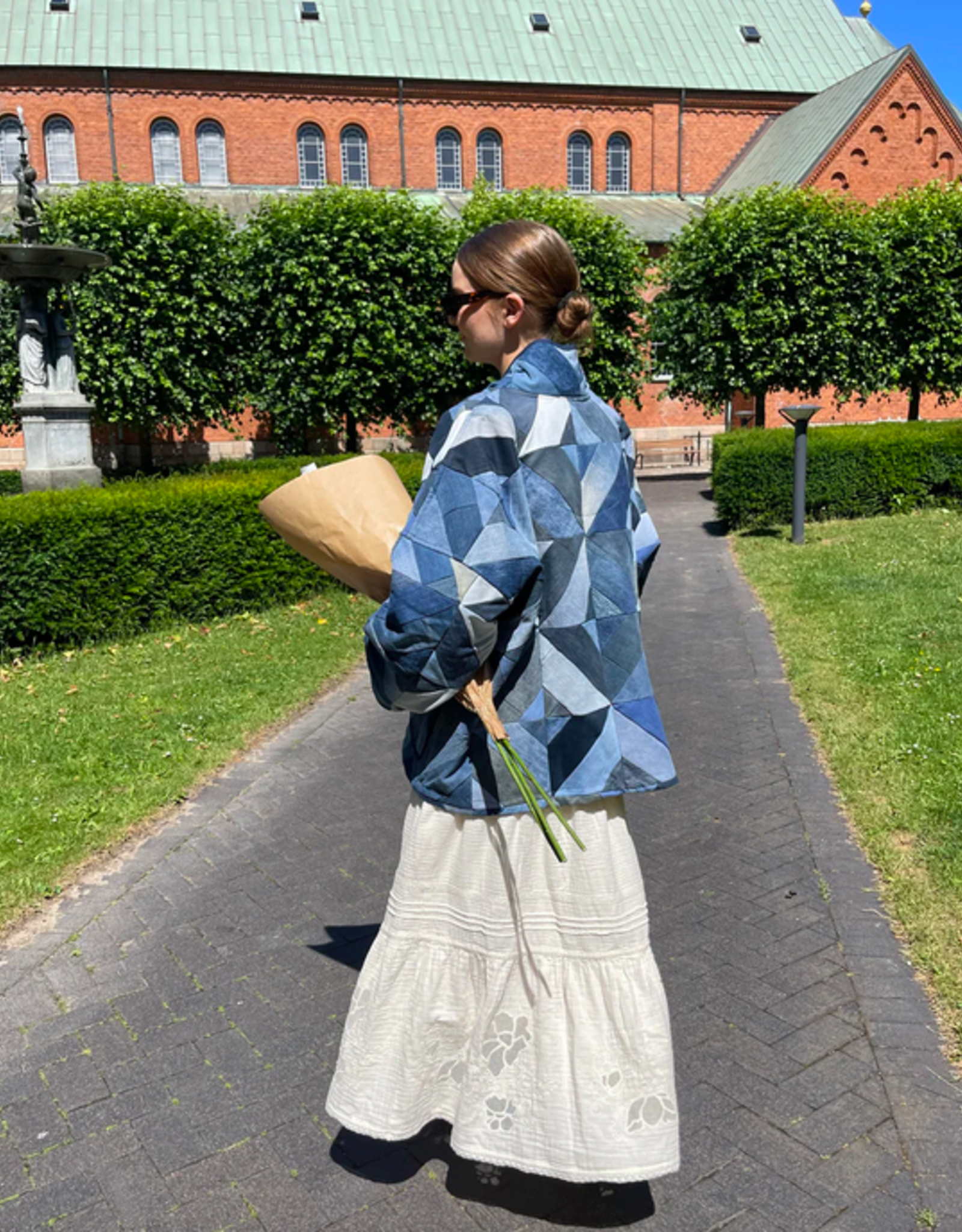 Sissel Edelbo Elliot Patchwork leftover denim jacket