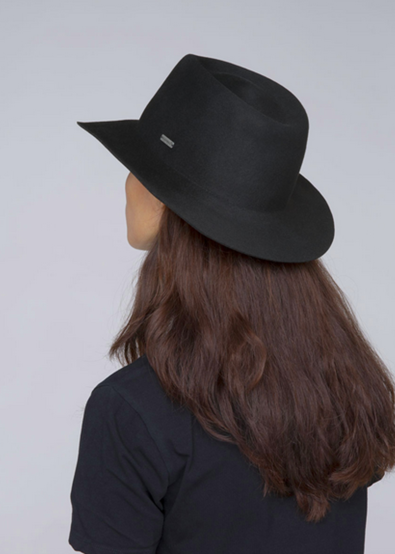 kangol Barclay Trilby hat black Medium