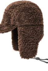kangol Faux shearling Utility flap cap hat brown One size