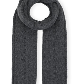 GANNI GANNI Cable Scarf frost gray