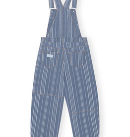 GANNI GANNI Light Stripe Denim Overalls GANNI GANNI Light Stripe Denim Overalls