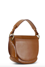 GANNI GANNI Banner Saddle bag brown GANNI GANNI Banner Saddle bag brown
