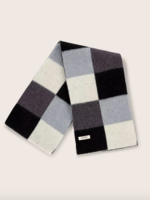 Le Bonnet Checked Scarf stone