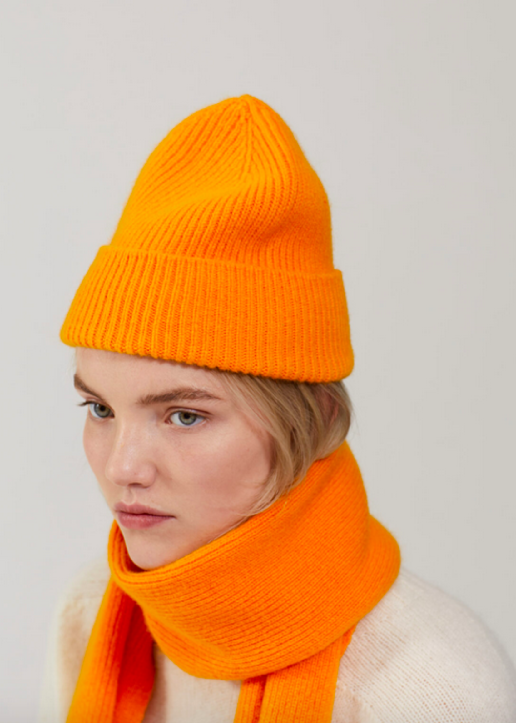 Le Bonnet Scarf Orange peel