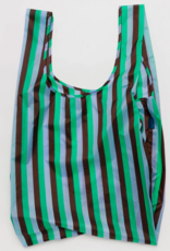 Baggu Baggu Big Baggu - Mint 90's Stripe Baggu Baggu Big Baggu - Mint 90's Stripe
