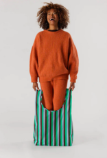 Baggu Baggu Big Baggu - Mint 90's Stripe Baggu Baggu Big Baggu - Mint 90's Stripe