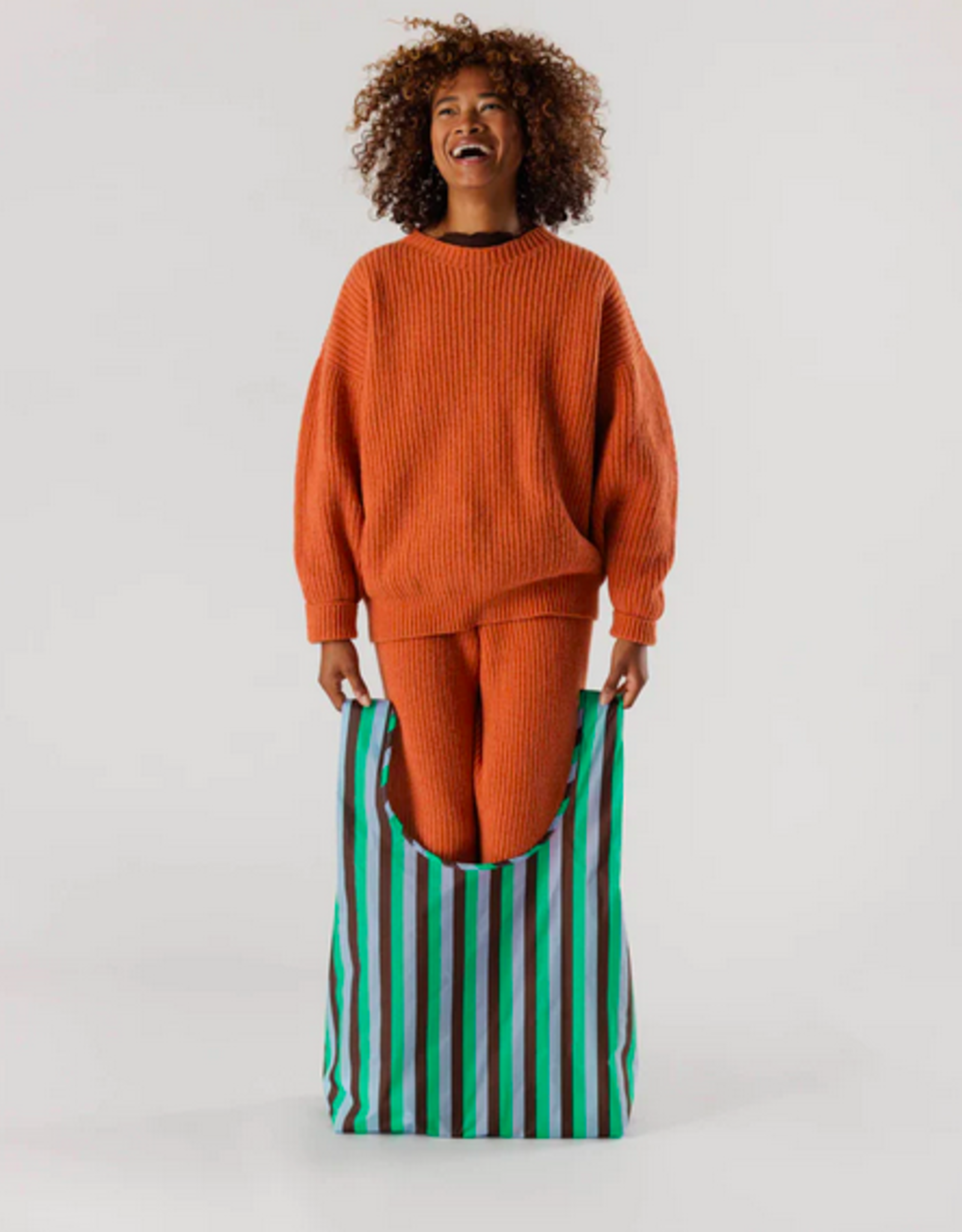 Baggu Baggu Big Baggu - Mint 90's Stripe
