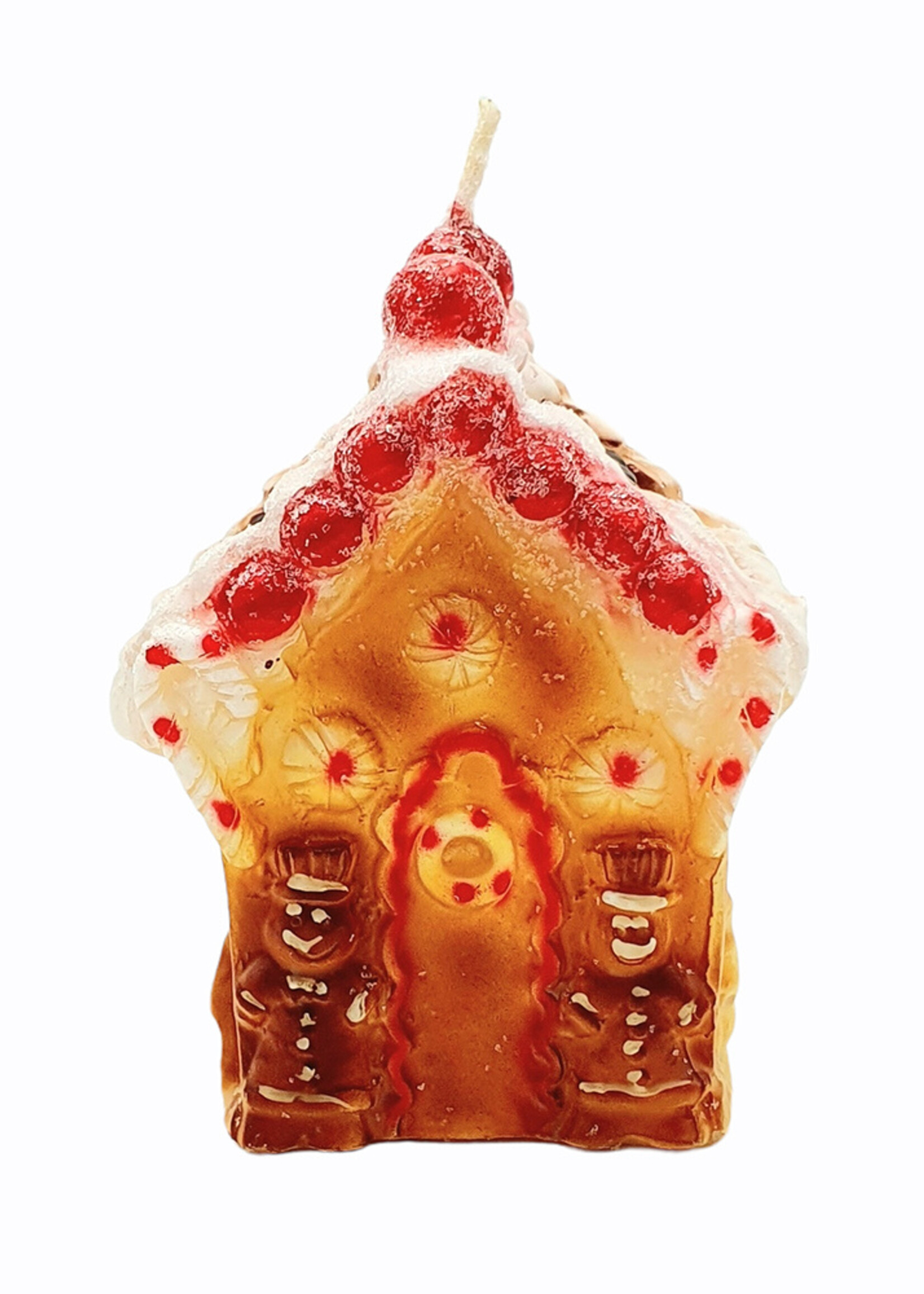 italian candle SALES  Italian candle gingerbread house 8×8 h12 cm