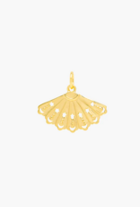 Wildthings Collectables Rosario fan necklace gold plated