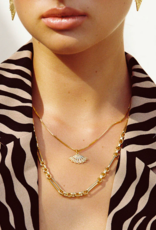 Wildthings Collectables Rosario fan necklace gold plated