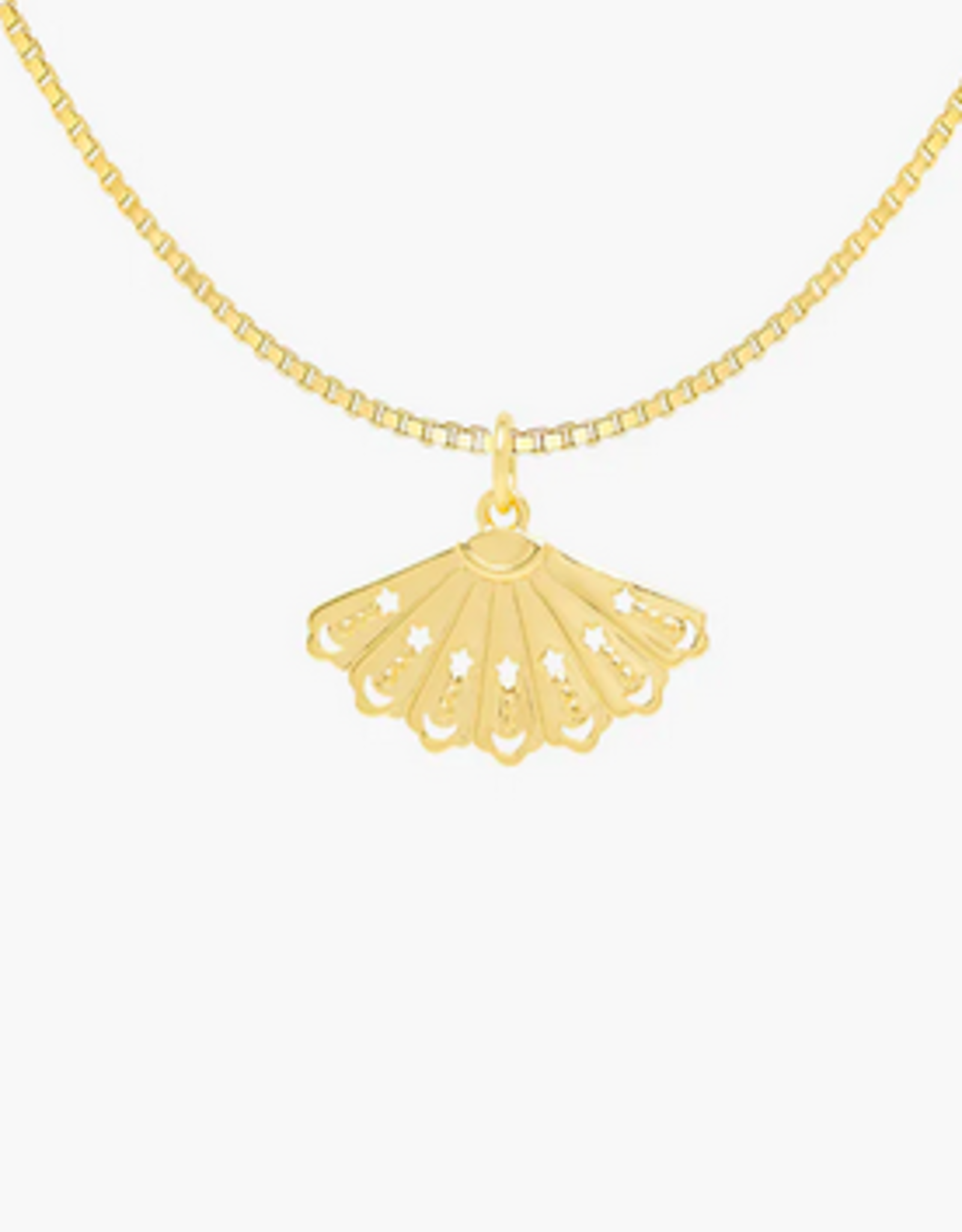 Wildthings Collectables Rosario fan necklace gold plated