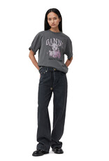 GANNI OK GANNI Grey Future Relaxed Lamb T-shirt