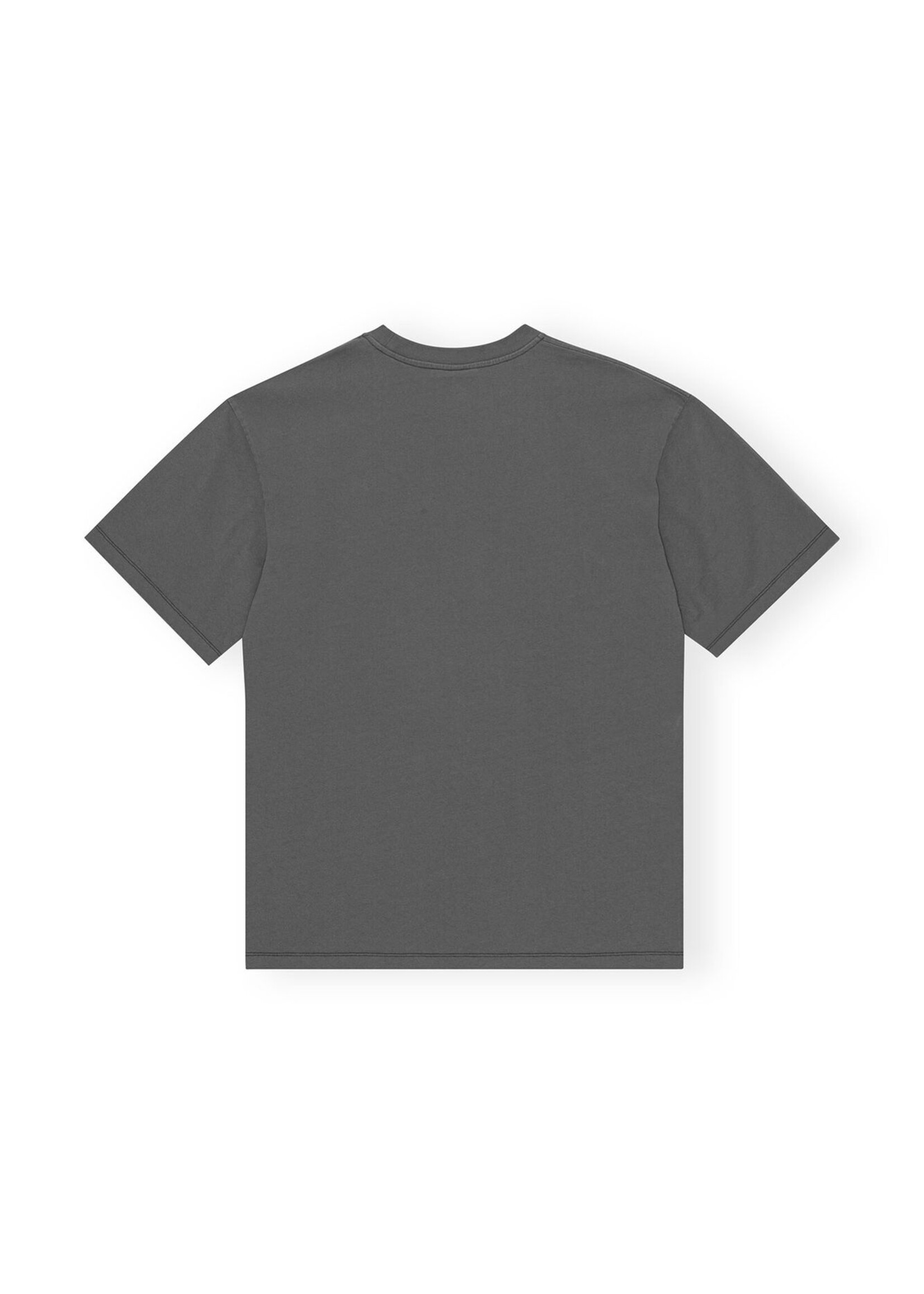 GANNI OK GANNI Grey Future Relaxed Lamb T-shirt