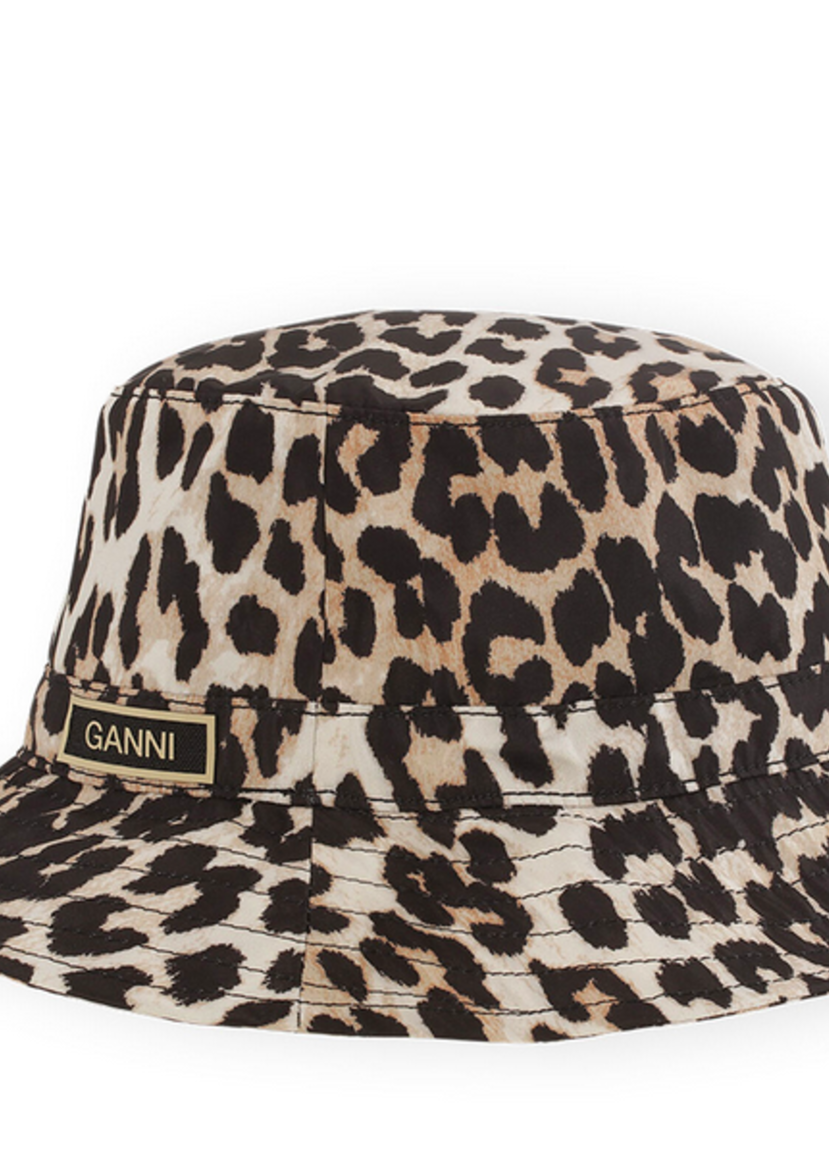 GANNI OK GANNI Bucket hat Leopard