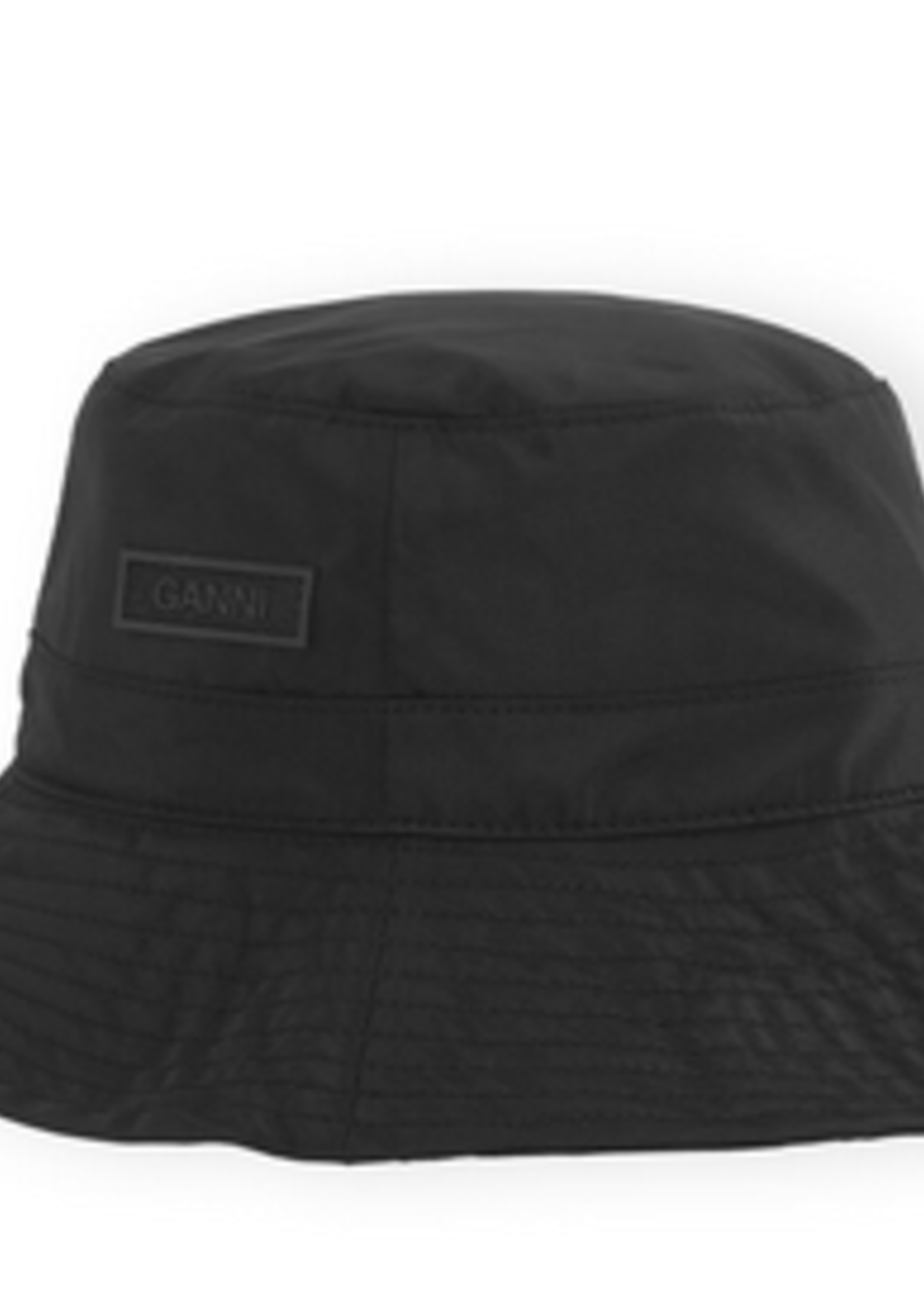 GANNI OK GANNI Recycled Tech Bucket Hat Black