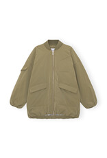 GANNI OK Ganni Light Twill Oversized Bomber Jacket S/M
